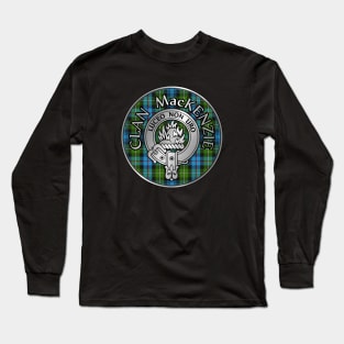 Clan MacKenzie Crest & Tartan Long Sleeve T-Shirt